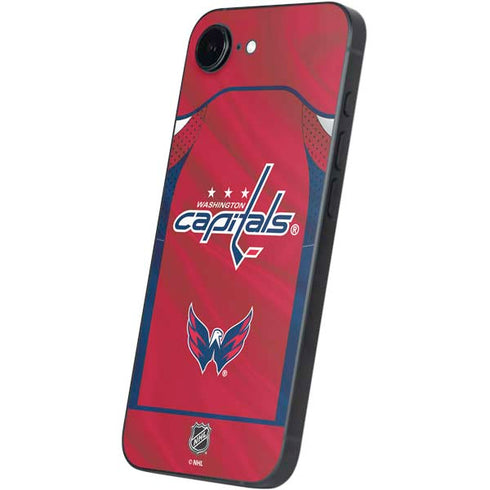 NHL Washington Capitals Home Jersey iPhone 16e Skin